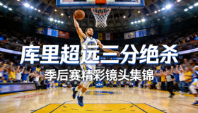 库里超远三分绝杀 季后赛精彩镜头集锦